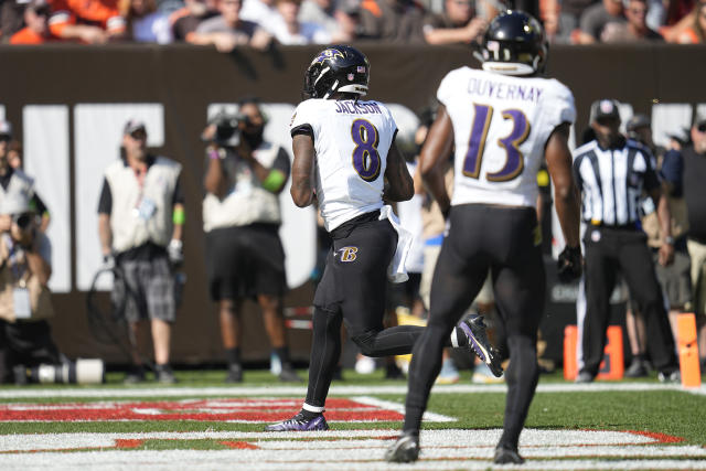 In photos: NFL: Baltimore Ravens overwhelm Cleveland Browns - All