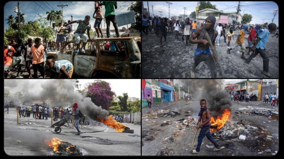 海地近期深陷由當地幫派引發的政治動亂中。在包括不間斷的槍戰、暴力攻擊甚至大規模越獄的事件下，首都太子港不僅現有逾 16 萬人流離失所，近日甚至遭武裝團體包圍，   圖：取自「X」@stillgray