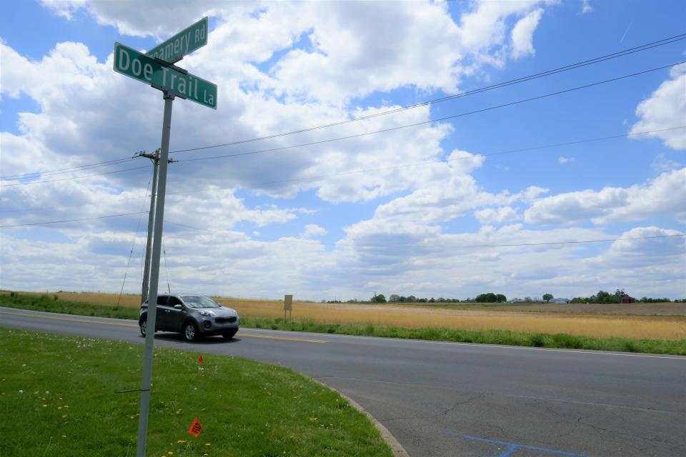 The Torbert farm, across Creamery Road from Doe Trail Lane in Lower Makefield, is the proposed site for a 78 single-home housing development.