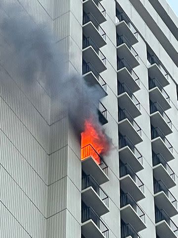 Chicago Fire Department Apartment fire at Gold Coast high-rise building