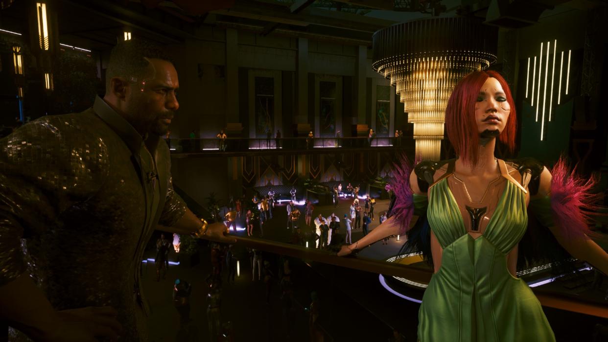  Cyberpunk 2077 Songbird and Reed in the Black Diamond. 