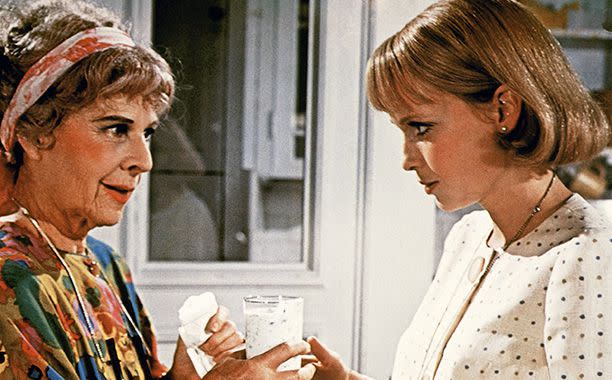 Courtesy Everett Collection Ruth Gordon and Mia Farrow in 'Rosemary's Baby'