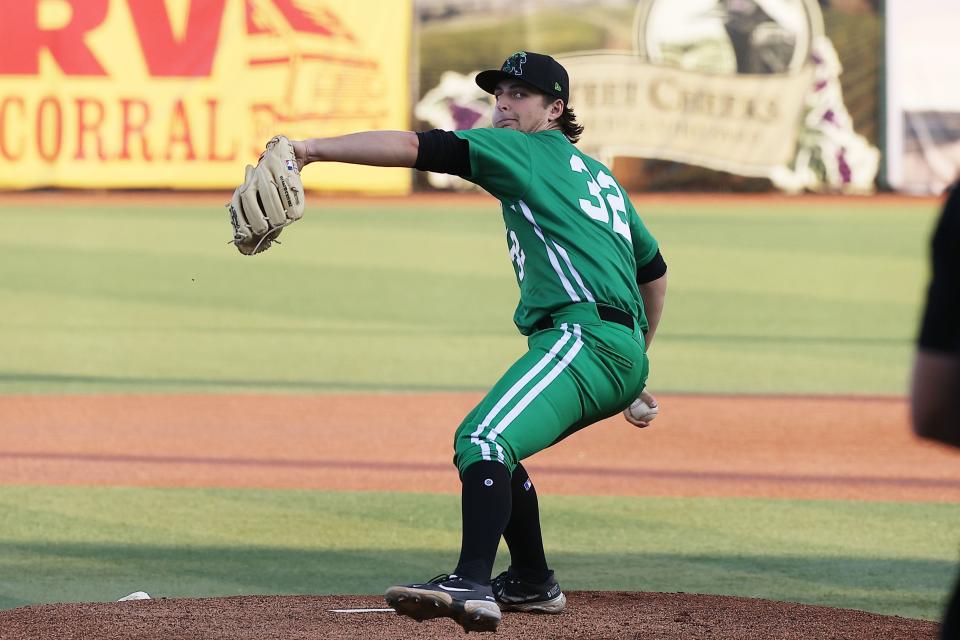 Ryan Murphy, a Ketcham alum, pitches for the Eugene Emeralds. The Emeralds won the High-A West league title last week.