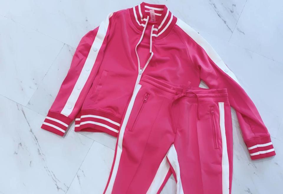 Local boutique Captivate has added more comfortable items to its inventory, including short sweatsuits.