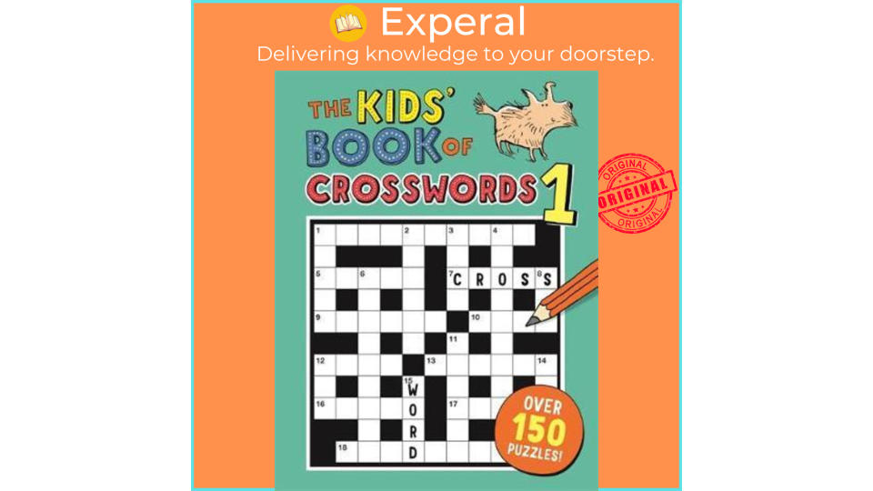 The Kids' Book of Crosswords 1 by Gareth Moore (UK edition, paperback). (Photo: Lazada SG)