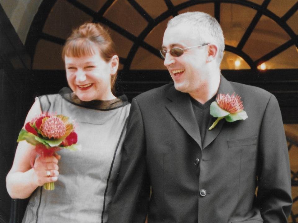 Edwina FitzPatrick and Nik Devlin on their wedding day (Edwina FitzPatrick)