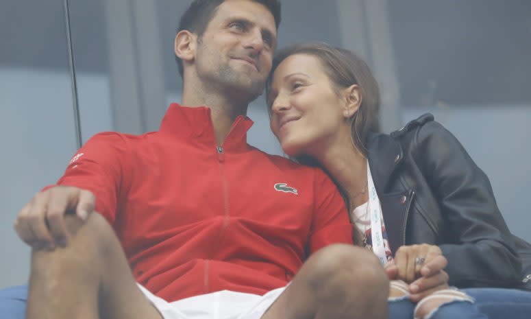 Novak and Jelena Djokovic