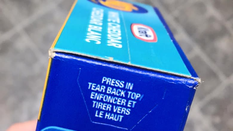 Cheesed off: Saskatoon man fed up with Kraft Dinner boxes