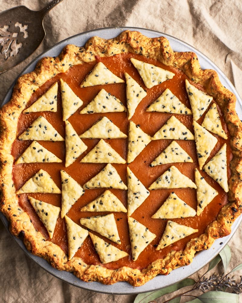 Pumpkin Black Sesame Pie