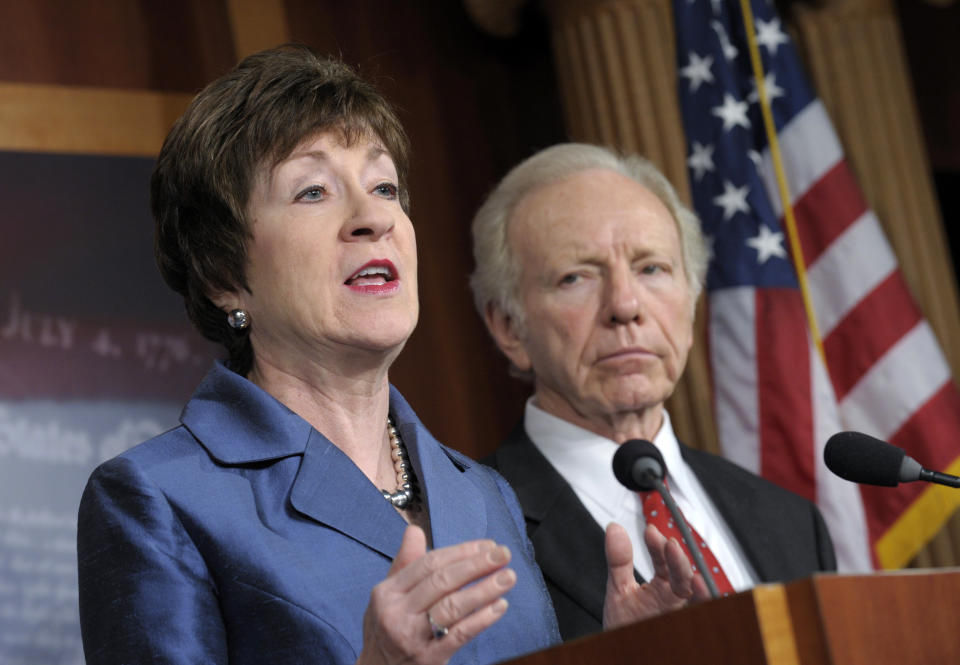 Collins said in May that she wasn't willing to talk about impeachment <a href="http://www.huffingtonpost.com/2013/05/12/mccain-obama-benghazi_n_3262489.html" target="_blank">"at this point,"</a> but she acknowledged the allegations were "serious."