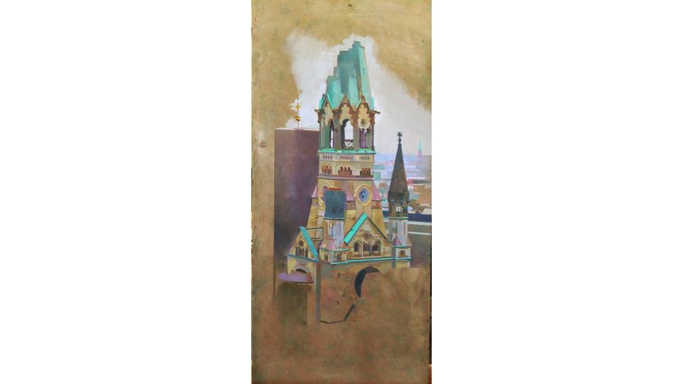 Painting of a church