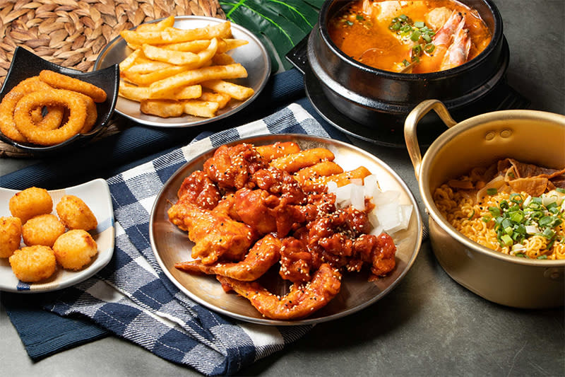 美味韓式炸雞，由打母雞韓式餐酒館提供
