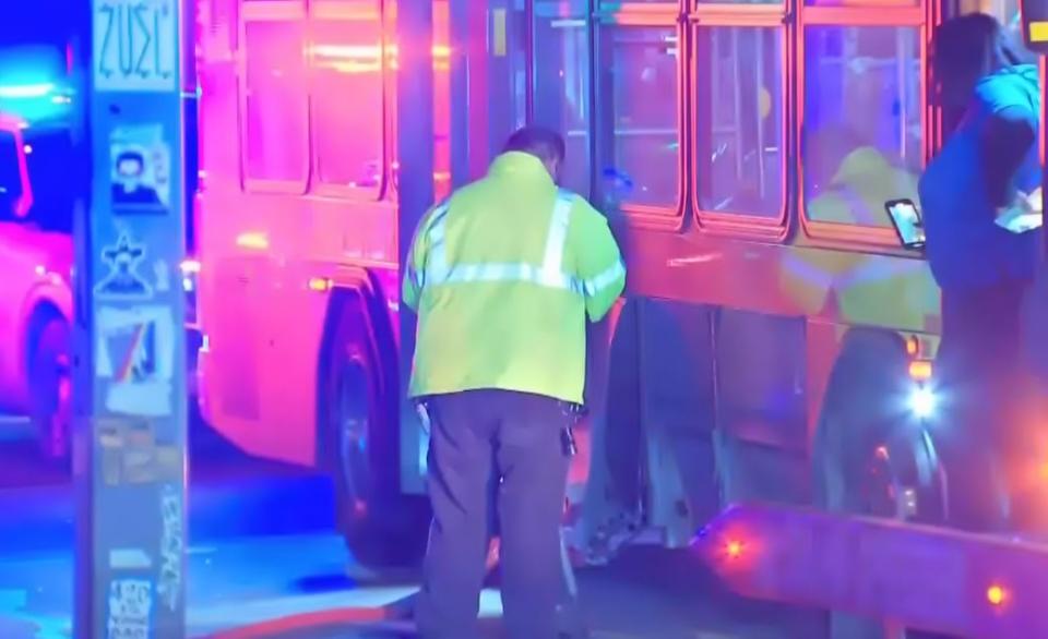 A Pittsburgh Regional Transit bus was involved in an overnight crash on the North Shore.