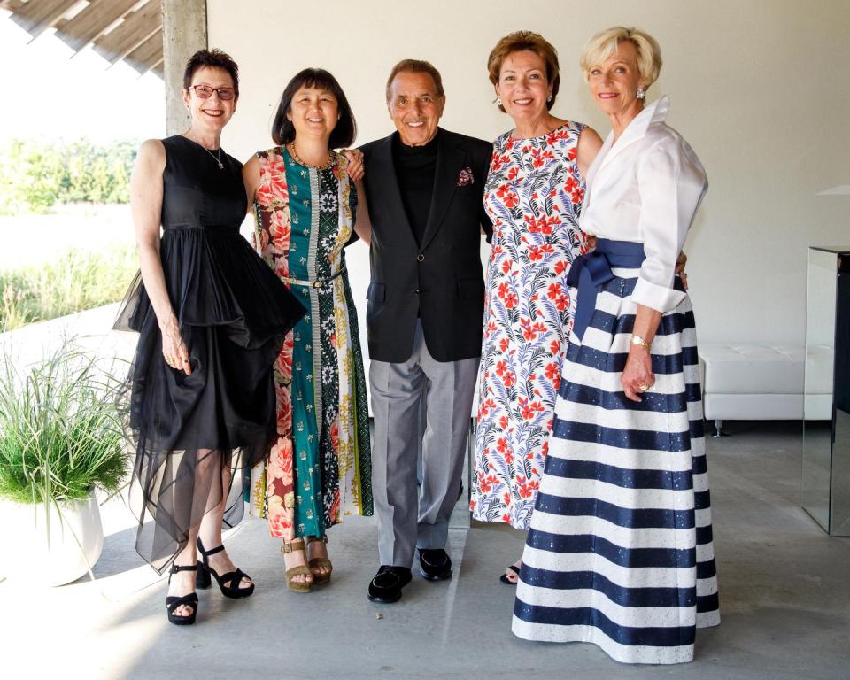 Terrie Sultan, Maya Lin, Leonard Riggio, Louise Riggo, and Mary Frank