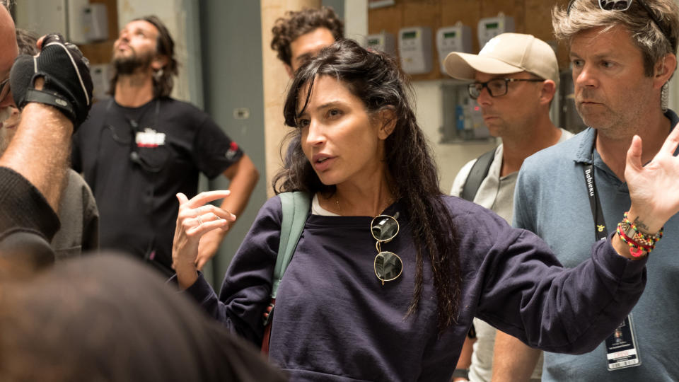 Director Reed Morano on the set of 'The Rhythm Section'. (Credit: Jose Haro/Eon/Paramount)