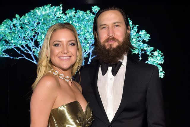 <p>Stefanie Keenan/Getty</p> Kate Hudson and Danny Fujikawa at the 2019 Baby2Baby Gala