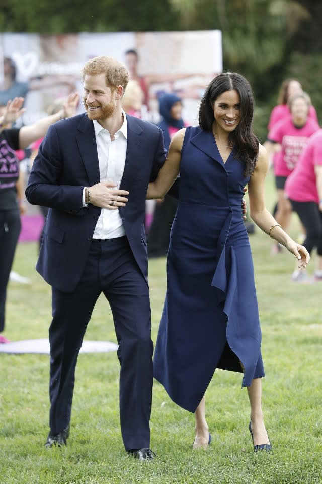 The duchess' frock elicited a deja vu moment with a dress that is similar to something she's worn before.