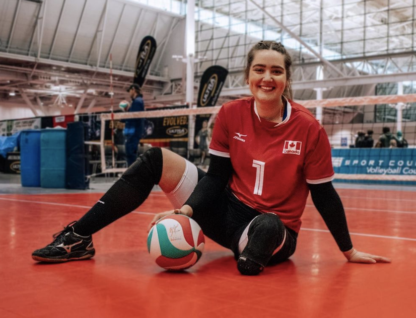 Allison Lang is a member of the Canadian Women’s Sitting Volleyball Team. (Photo via Instagram/allisonelang)