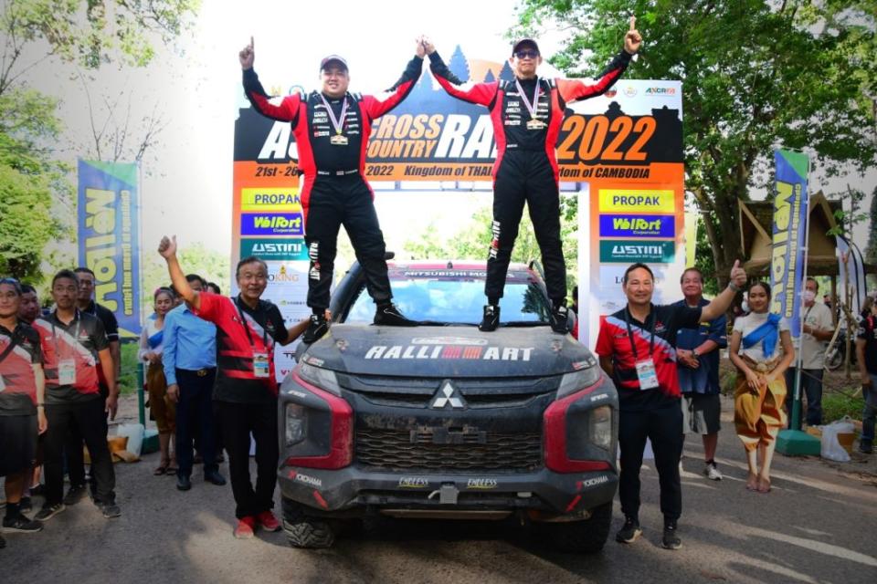 Mitsubishi Ralliart將以大改款原型車，爭取 Asia Cross Country Rally的衛冕。(圖片來源/ Mitsubishi)