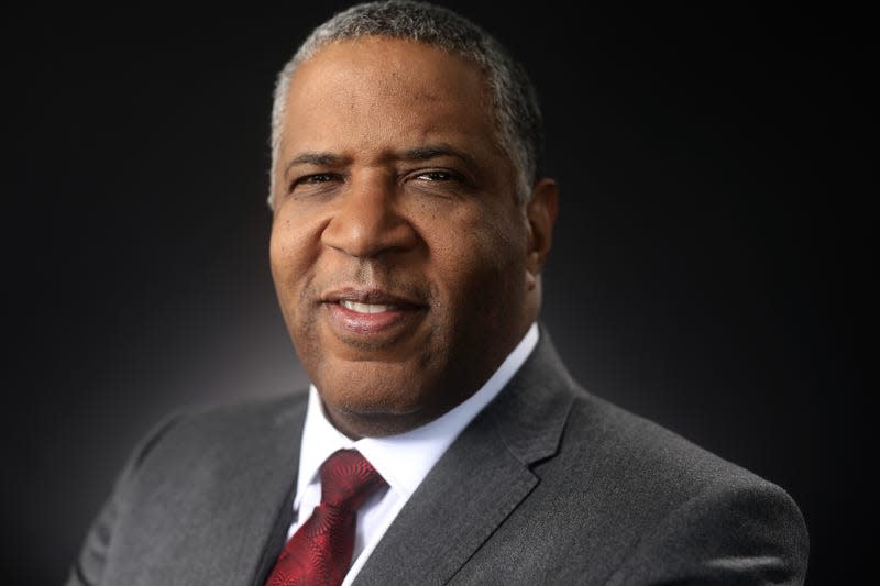 Portrait of American businessman and investor Robert F Smith, chairman and CEO of Vista Equity Partners LLC, poses for a photograph during the World Economic Forum (WEF), Davos, Switzerland, on Wednesday, January 18, 2017. He had just participated in a Bloomberg Television interview at the event, where world leaders, influential executives, bankers, and policy makers attended WEF’s 47th annual meeting between January 17 - 20. - Photo: Simon Dawson/Bloomberg (Getty Images)
