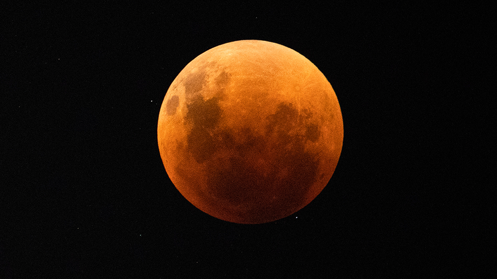 Luna de sangre desde Chile.