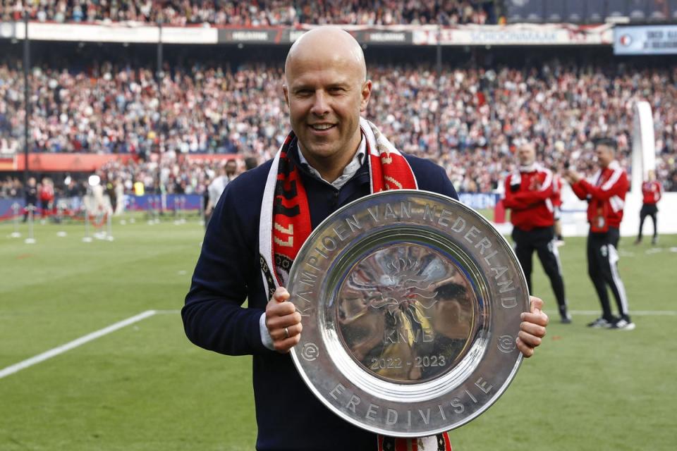 Arne Slot is the bookies’ favourite to become the next Tottenham manager (ANP/AFP via Getty Images)