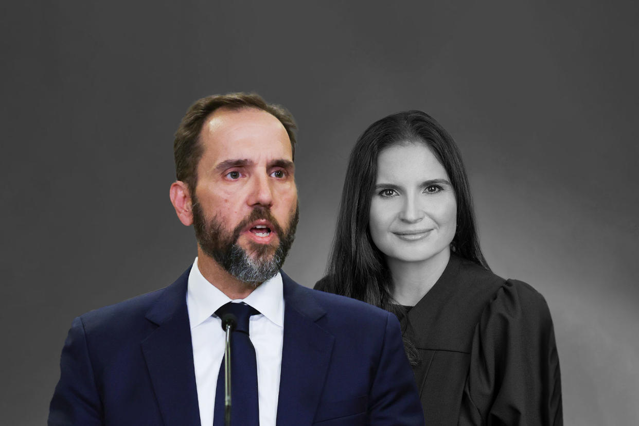 Special Counsel Jack Smith and Judge Aileen Cannon Photo illustration by Salon/Getty Images/US District Court for the Southern District of Florida