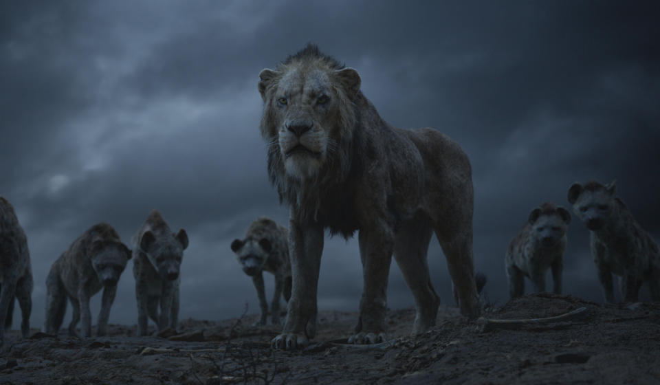 Scar and the hyenas in "The Lion King." (Photo: Disney)