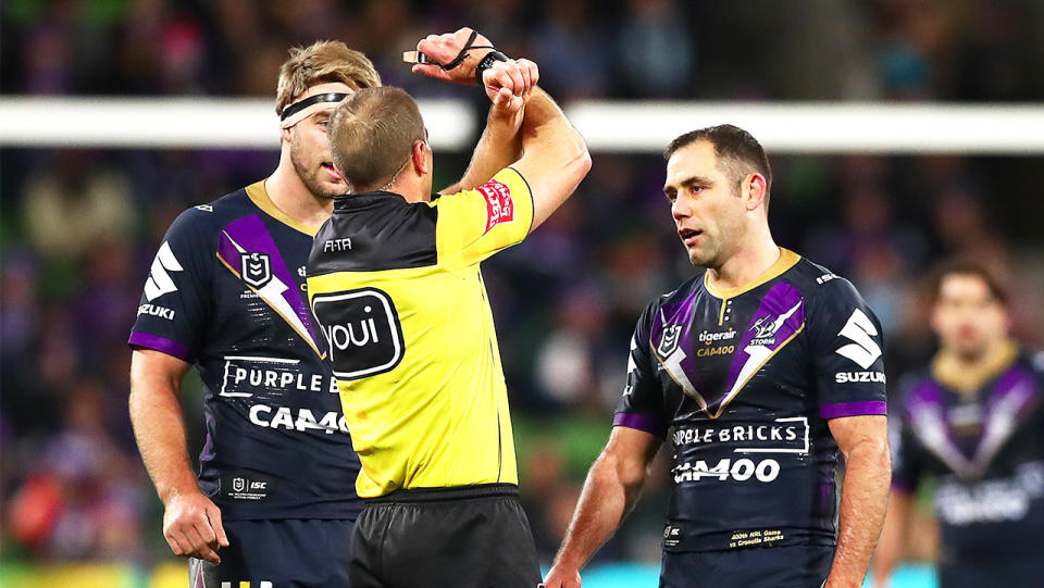 NRL head of football Graham Annesley has defended the referees for their performance in Round 17. (Getty Images)