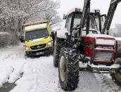 <p>The Garden of England seems to have been hit the worst by the Beast from the East – with mass school closures and travel chaos brought on by snow. (SWNS) </p>