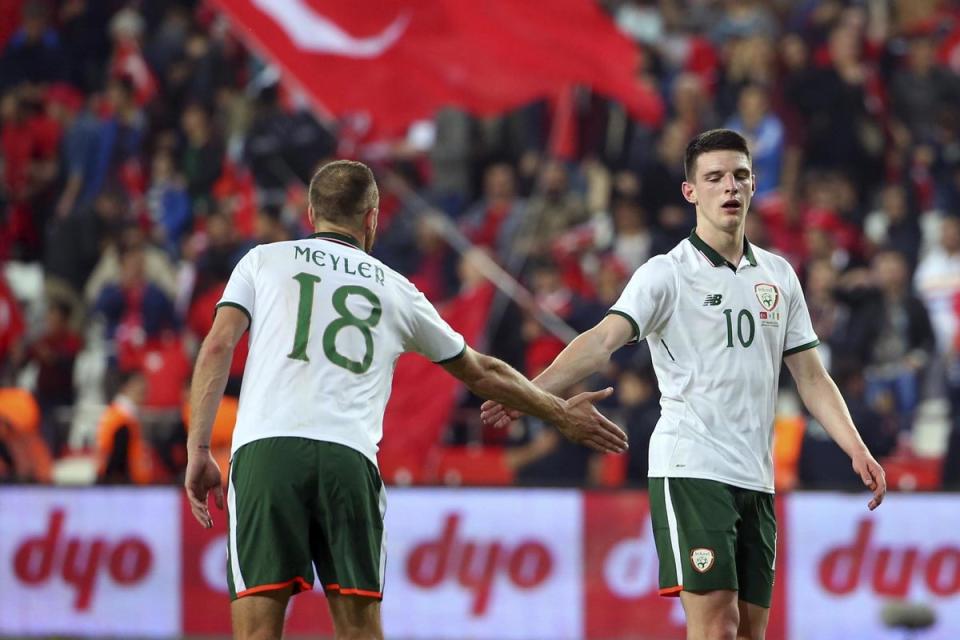 Declan Rice won three senior Ireland caps in 2018 (AP)