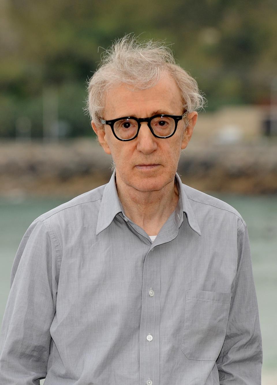 Closeup of Woody Allen