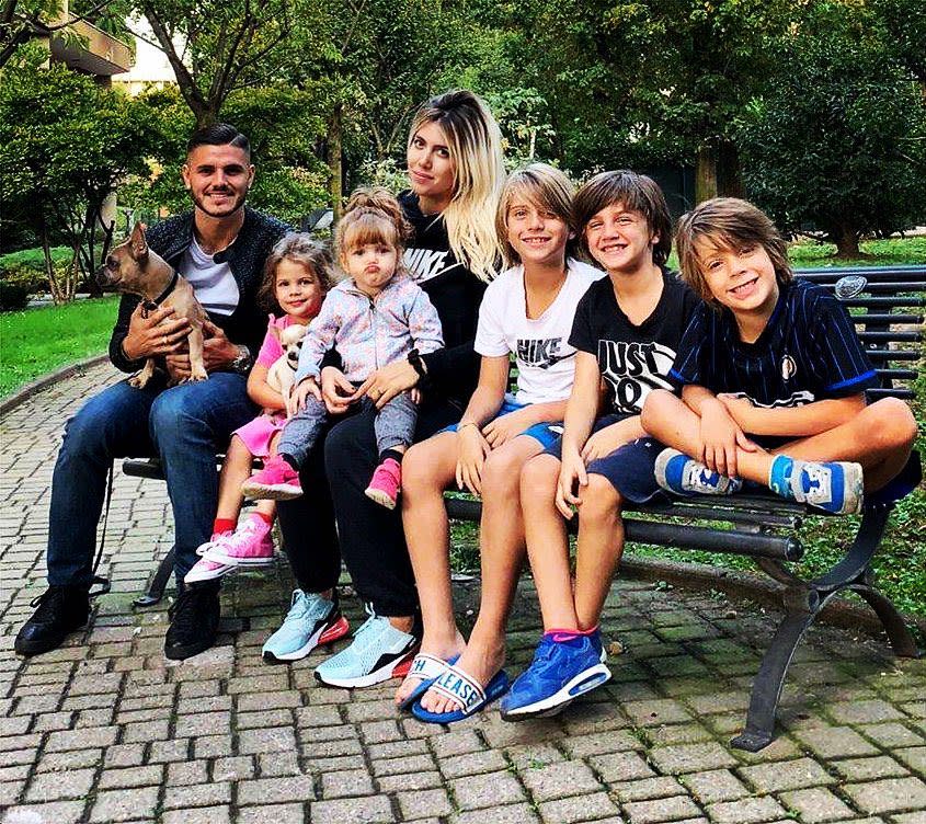 Wanda Nara y Mauro Icardi tienen una familia muy numerosa. <a href="https://www.instagram.com/mauroicardi/?hl=en" rel="nofollow noopener" target="_blank" data-ylk="slk:Foto: Mauro Icardi/Instagram;elm:context_link;itc:0;sec:content-canvas" class="link ">Foto: Mauro Icardi/Instagram</a>