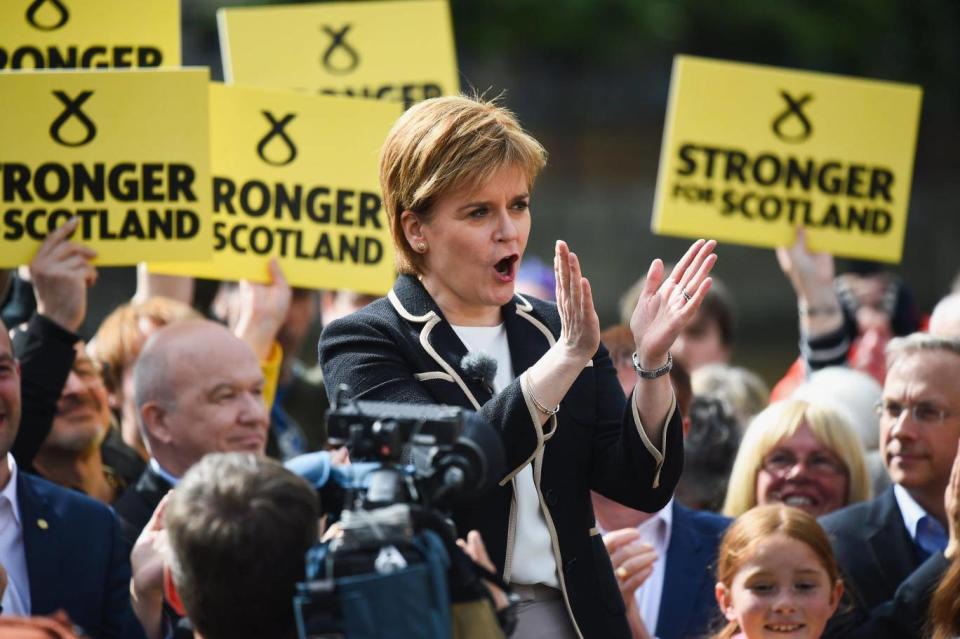 The SNP only fights elections in one part of the country but wins plenty of seats there (Getty)