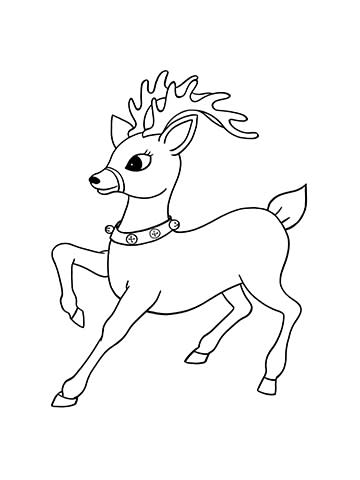 rudolph the red nosed reindeer movie coloring pages