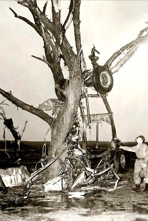 This was among the devastation done by Kansas' deadliest tornado on record, which struck Udall on May 25, 1955.