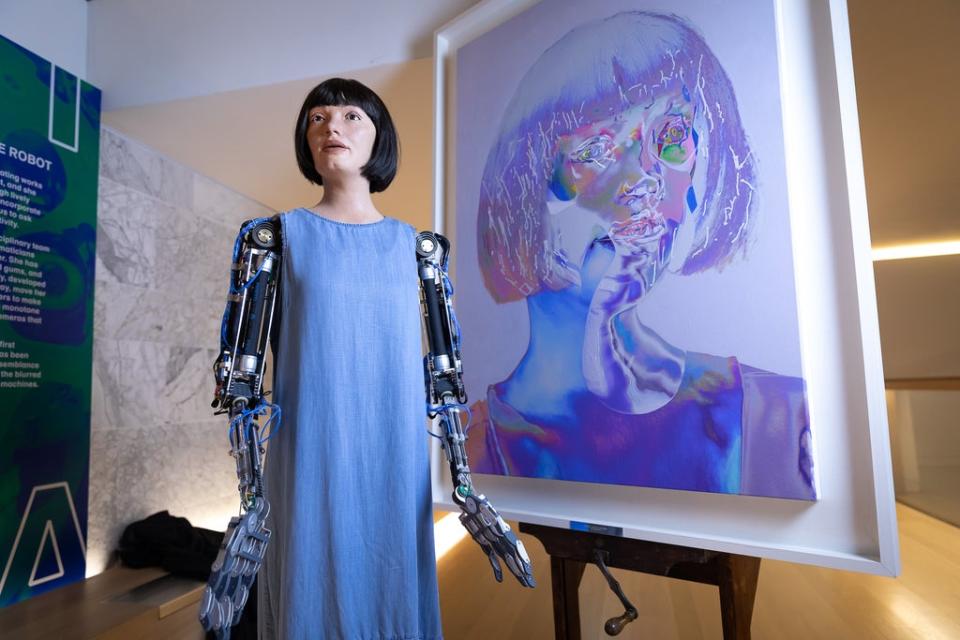 Ai-Da is considered the world’s first AI powered artist (Tim P. Whitby/Getty Images)