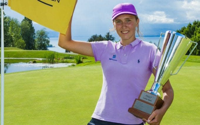 'I’ve been waiting for this for a while': Teenage dream comes true as Pia Babnik, 17, wins Jabra Ladies Open - LADIES EUROPEAN TOUR/TWITTER