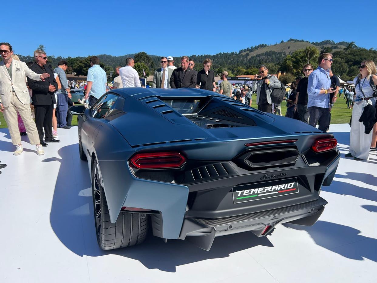 lamborghini temerario at pebble beach 2024