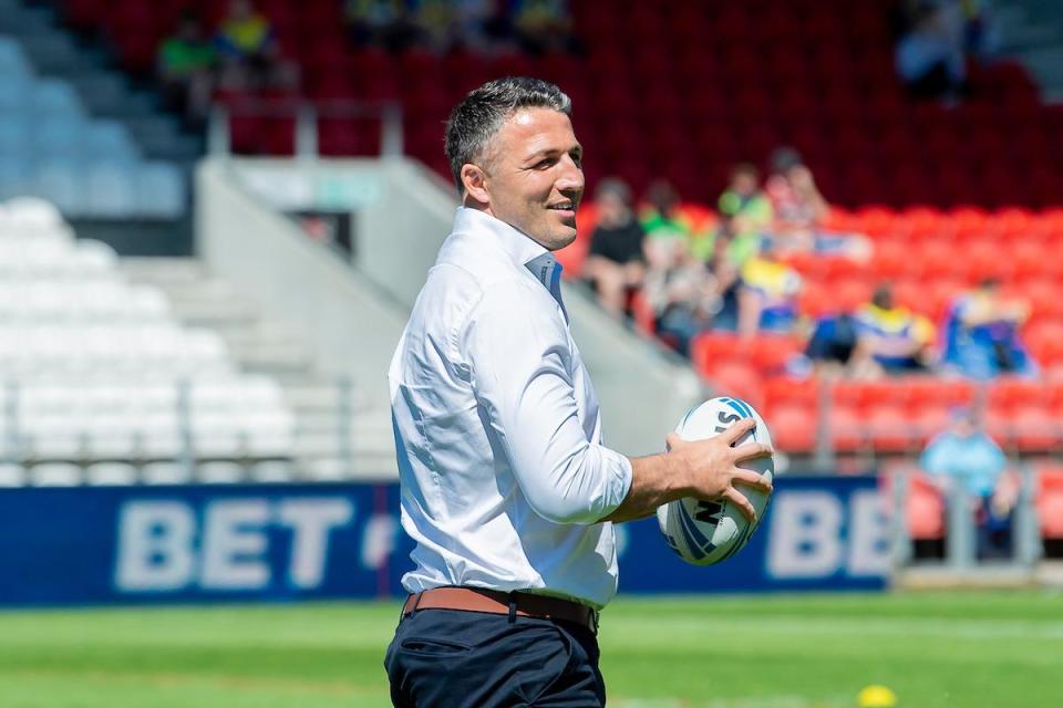 Sam Burgess and his Warrington Wolves squad will fly to France today <i>(Image: SWPix.com)</i>