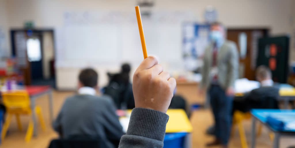 pupils return to the classroom for the new school year