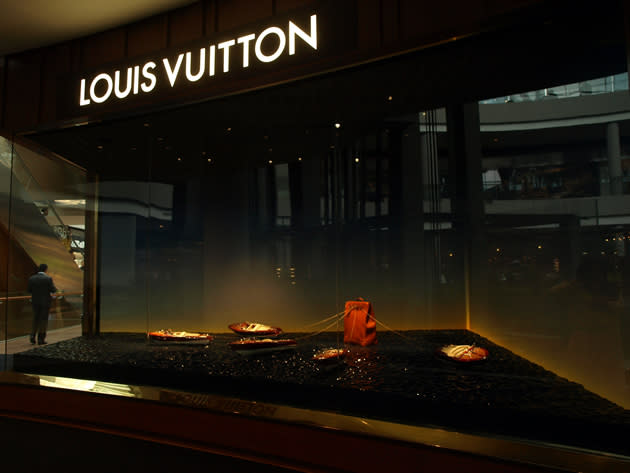 Interior Facade, at the Louis Vuitton Island Maison. (Yahoo! photo)