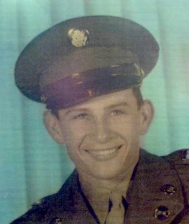 A photo of Cpl. Luther Story in his Army uniform. (Congressional Medal of Honor Society)