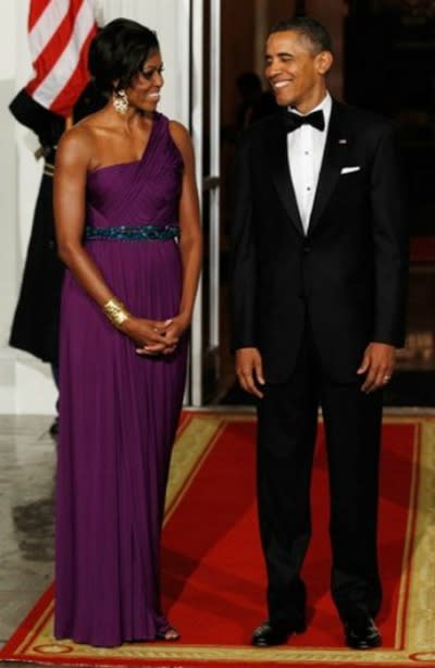 Michelle Obama purple