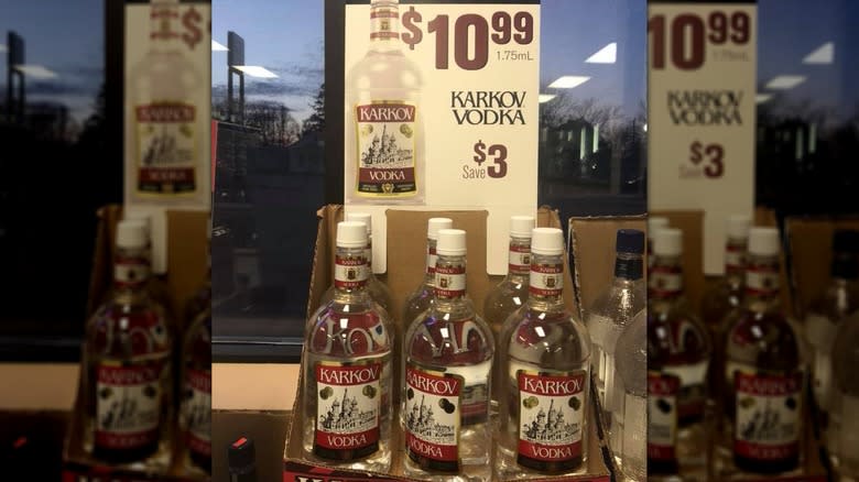 Karkov Vodka on sale