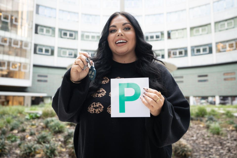 Scarlett Moffatt is fronting brand new BBC One show Scarlett’s Driving School (James Manning/PA)