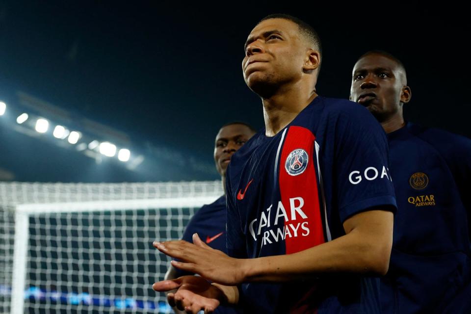 Kylian Mbappe’s time at PSG is coming to an end  (Reuters)