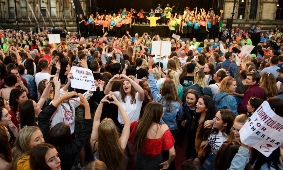 Manchester Arena Bombing First Anniversary Tribute