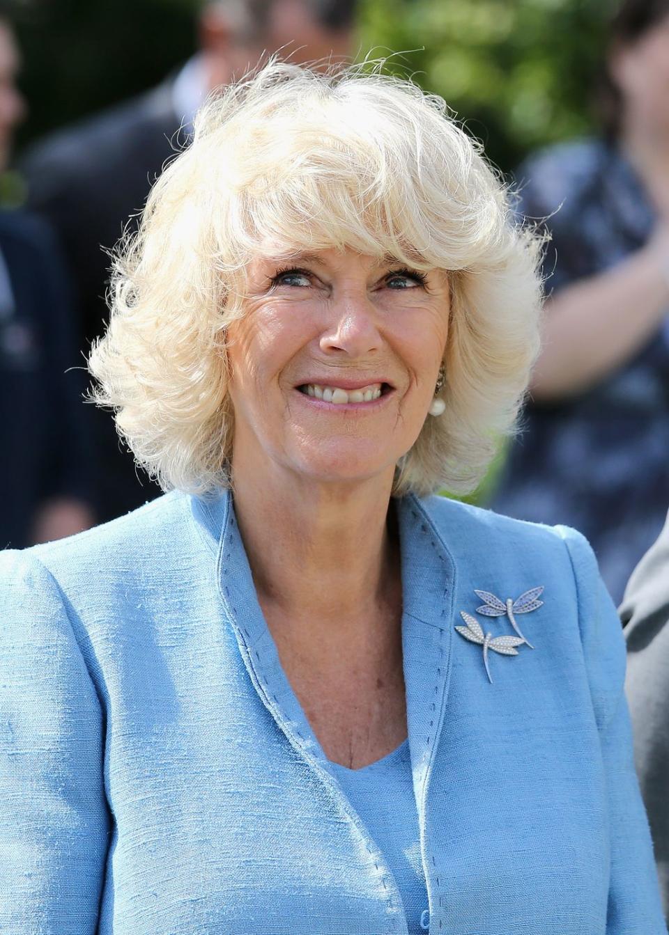 Camilla was wearing a gift from Prince Charles.