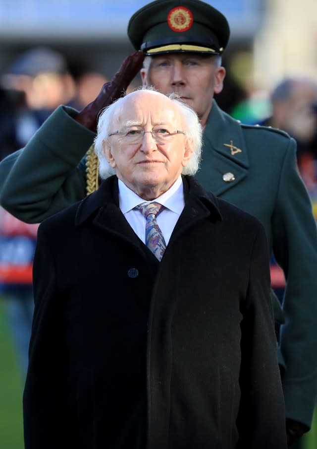Ireland President Michael D Higgins (Donall Farmer/PA)